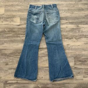 Vintage 70s Levi's 684 Flared Bell Bottom Denim Jeans Size 32x31